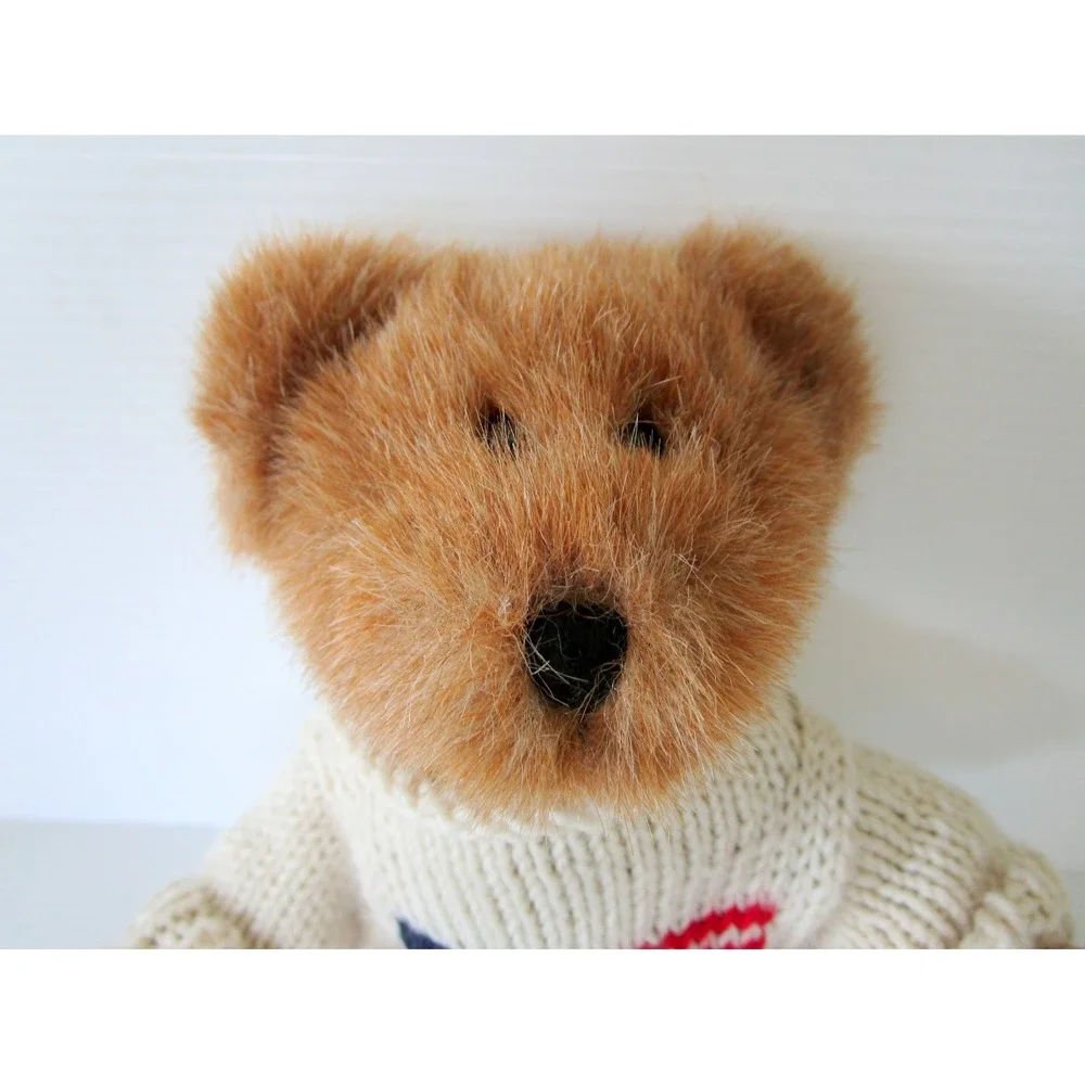 VINTAGE BOYDS BEARS STURBRIDGE Q. PATRIOT TEDDY BEAR USA SWEATER 9